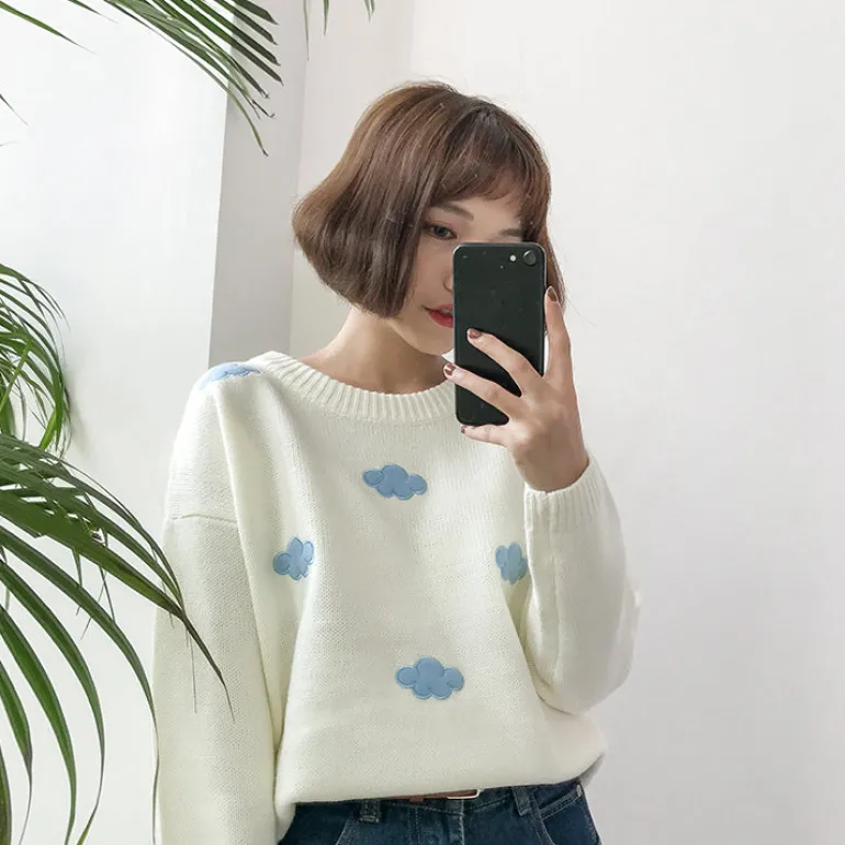 Pastel Clouds Crewneck