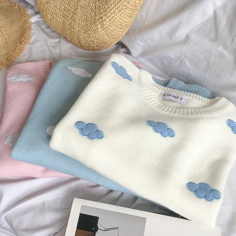 Pastel Clouds Crewneck