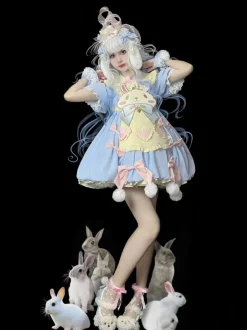 Pastel Easter Bunny Dress