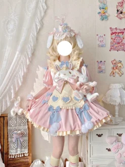 Pastel Easter Bunny Dress