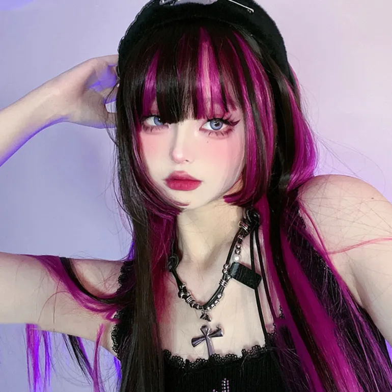 Pastel Goth Draculaura Wig