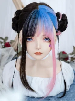 Pastel Goth Peekaboo Wig