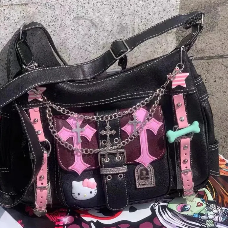 Pastel Goth Y2K Messenger Bag