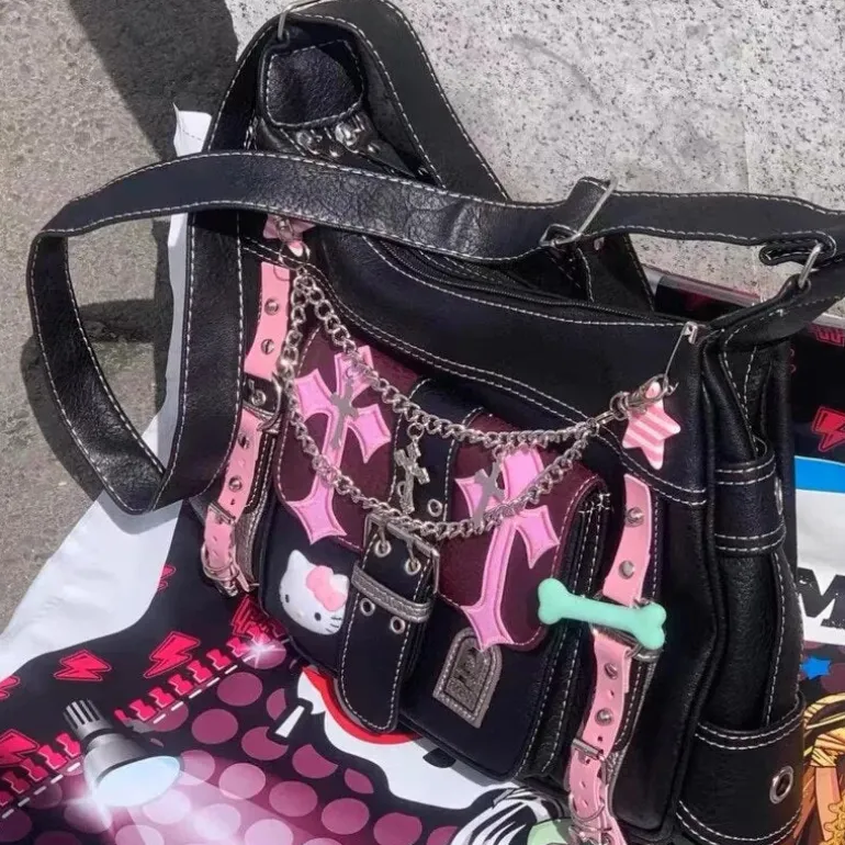 Pastel Goth Y2K Messenger Bag
