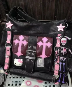 Pastel Goth Y2K Messenger Bag