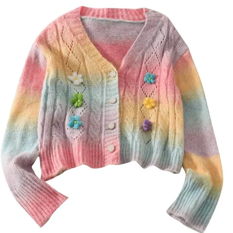 Pastel Rainbow Cardigan