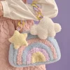 Pastel Rainbow Cloud Purse