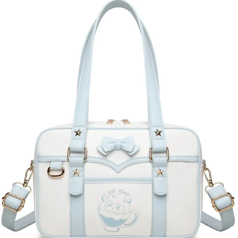 Pastel Sheep Teacup Messenger Bag