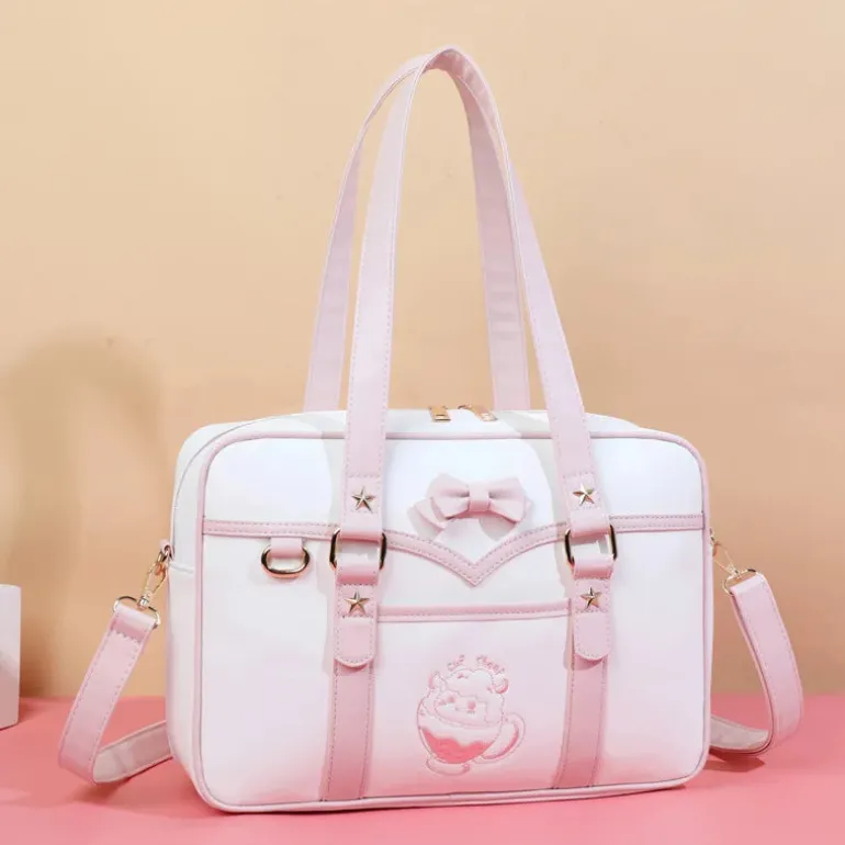 Pastel Sheep Teacup Messenger Bag