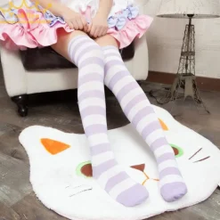 Pastel Striped Stockings