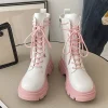 Pastel Warrior Combat Boots