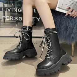 Pastel Warrior Combat Boots