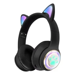 Paw Print Cat Ear Gaming Headphones