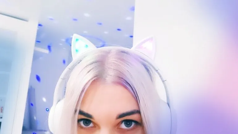 Paw Print Cat Ear Gaming Headphones