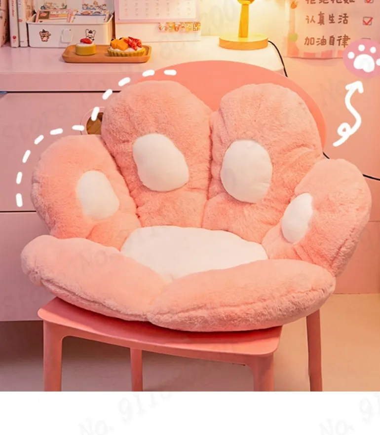 Paw Print Seat Cushion