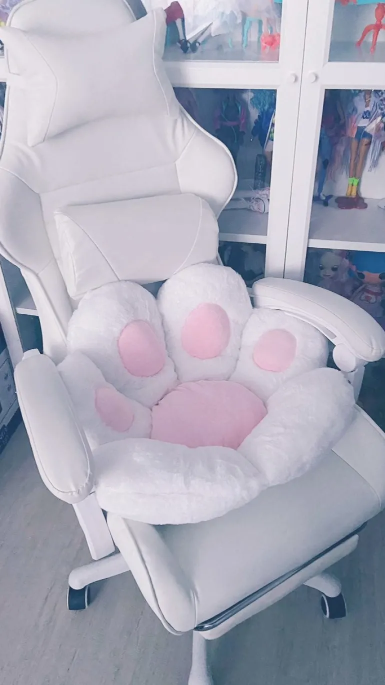 Paw Print Seat Cushion