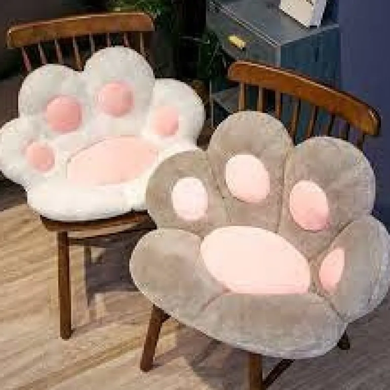 Paw Print Seat Cushion