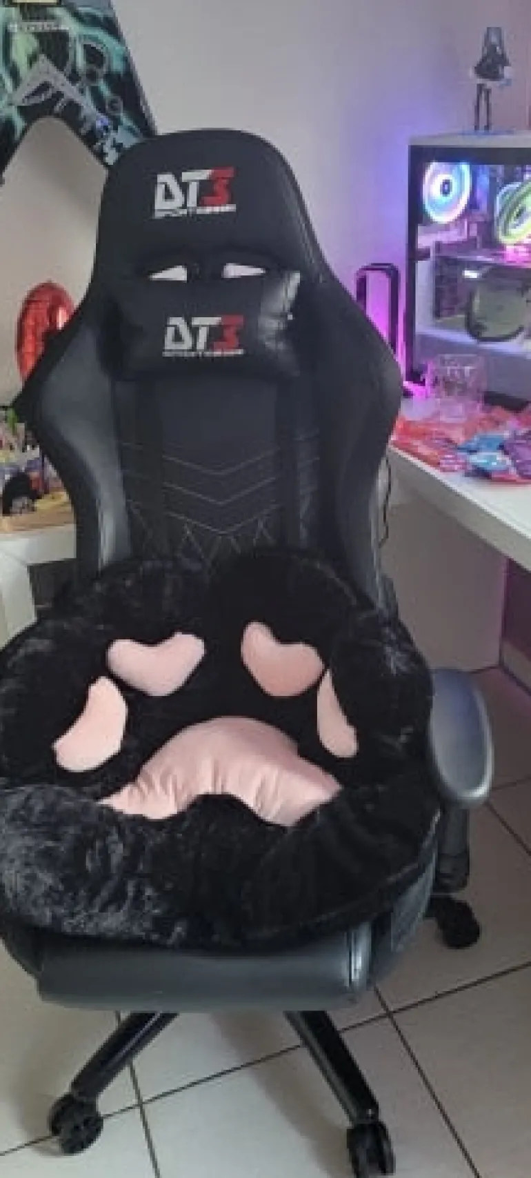 Paw Print Seat Cushion