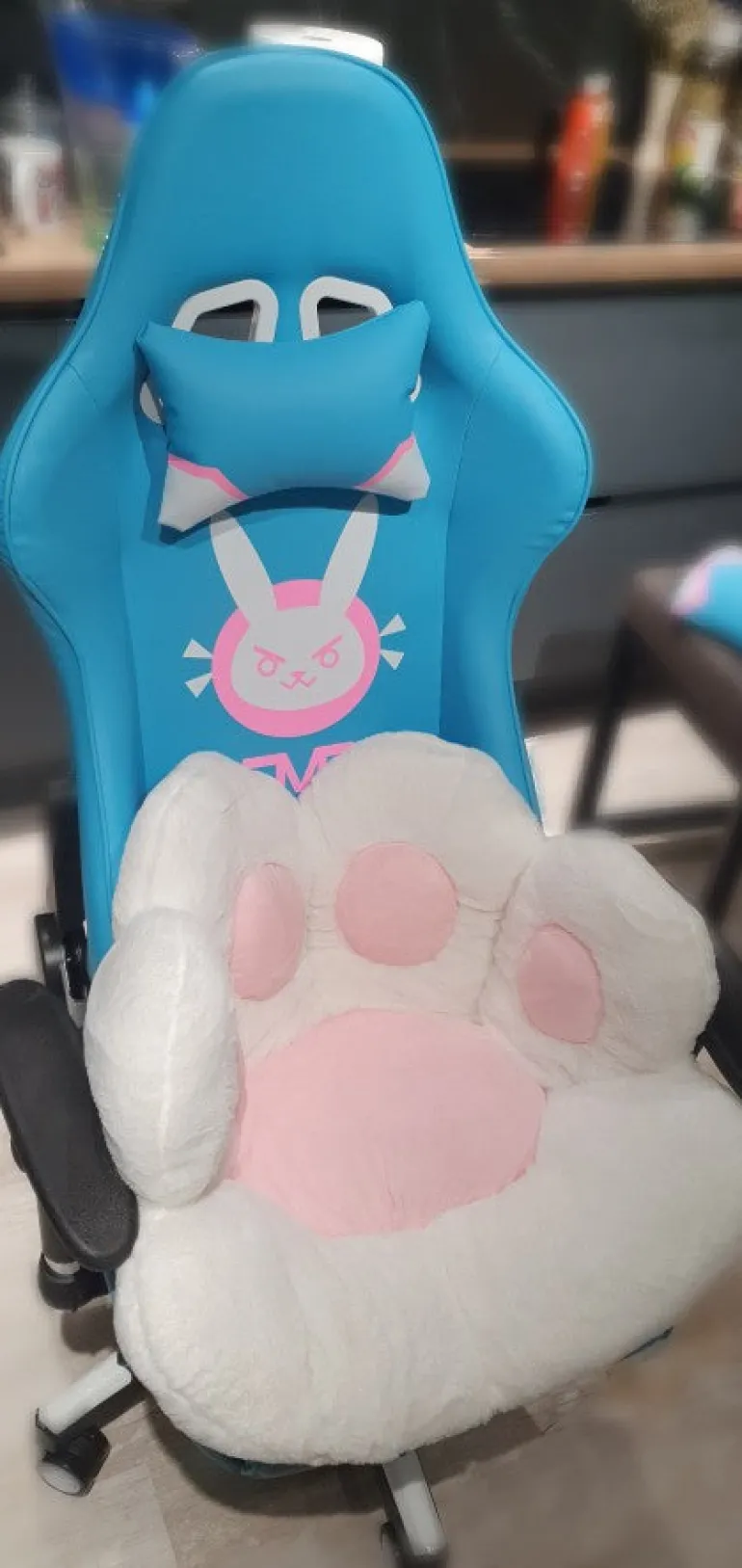 Paw Print Seat Cushion