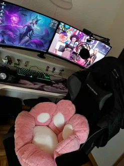 Paw Print Seat Cushion