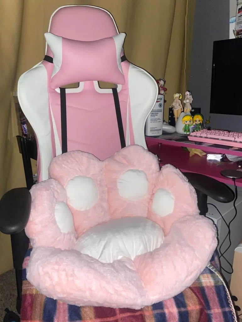 Paw Print Seat Cushion