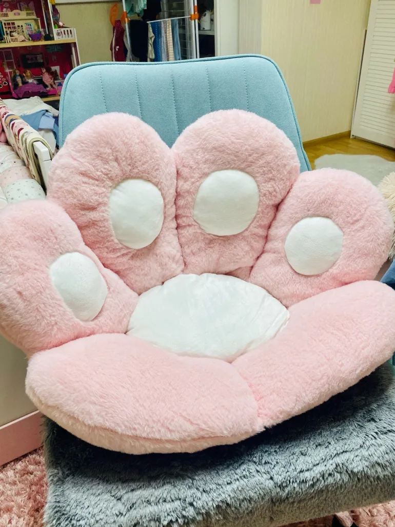 Paw Print Seat Cushion