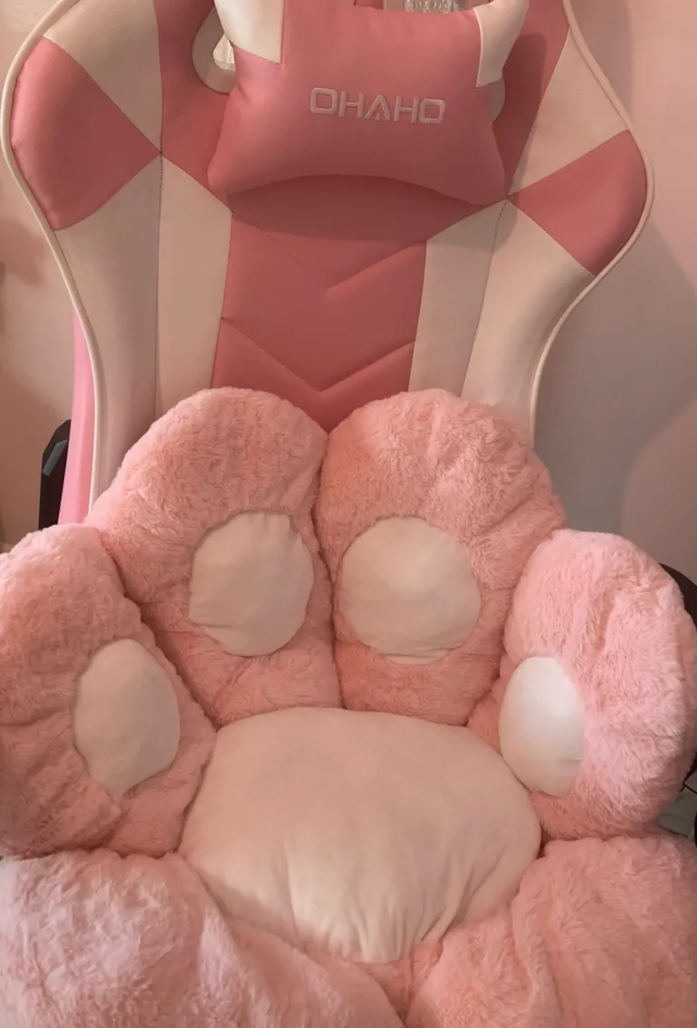 Paw Print Seat Cushion