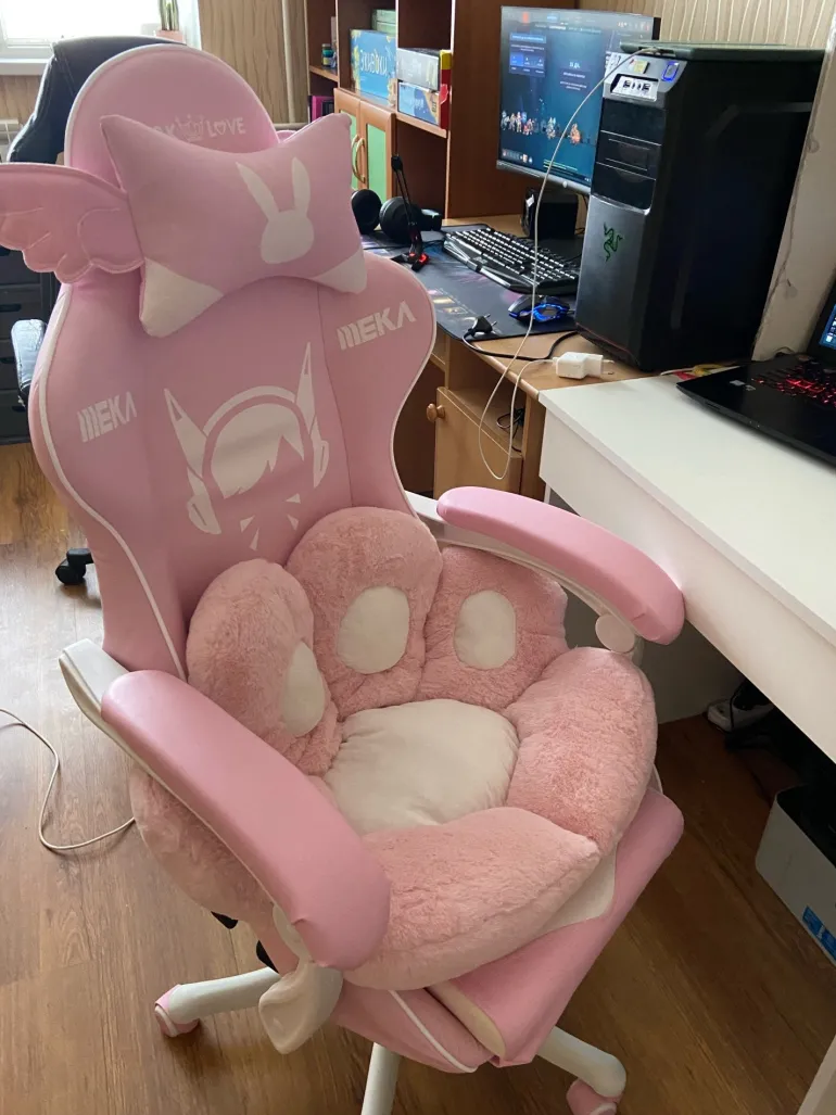 Paw Print Seat Cushion