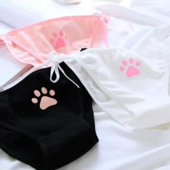 Paw Print Tie-Up Panties