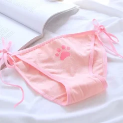 Paw Print Tie-Up Panties