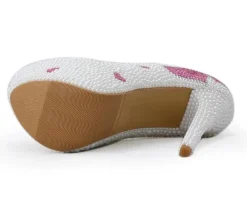 Pearlized Sweetheart Pumps