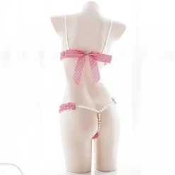 Pearls & Frills Lingerie Set