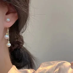 Pearls & Ribbons Earrings