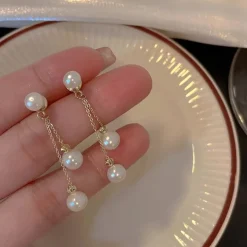 Pearls & Ribbons Earrings
