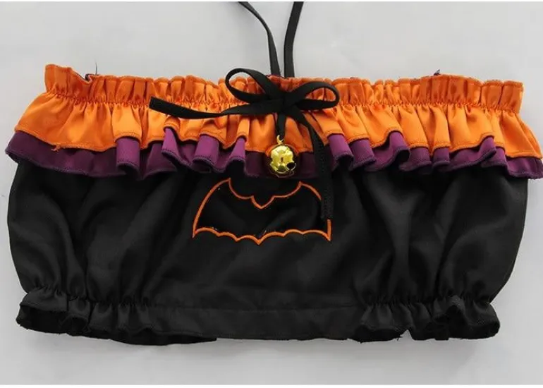 Peekaboo Bat Halloween Lingerie Set