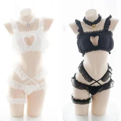 Peekaboo Heart Lingerie Set