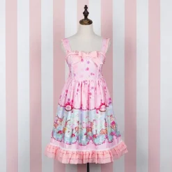 Pink Baby Deer Dress