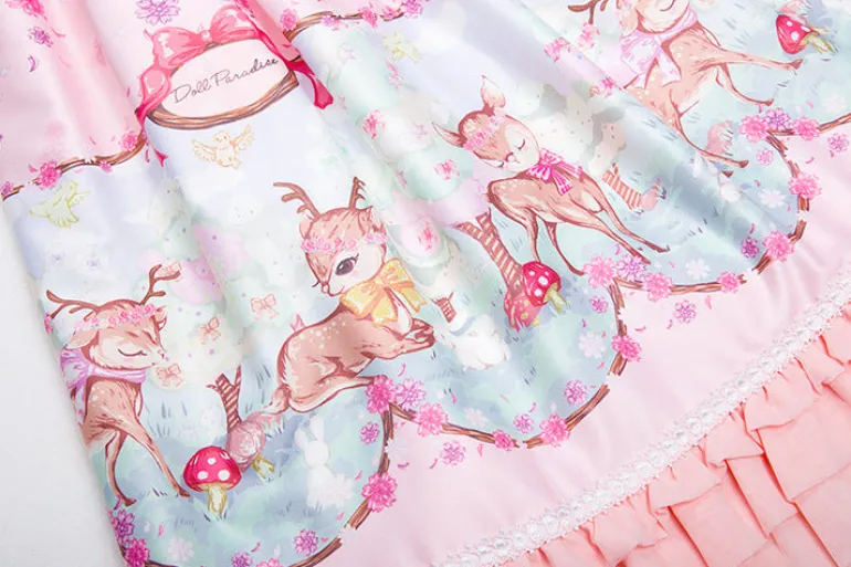 Pink Baby Deer Dress