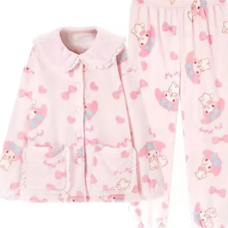 Pink Bunny Pajama Set
