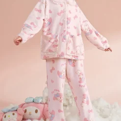 Pink Bunny Pajama Set