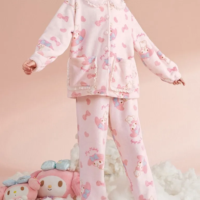 Pink Bunny Pajama Set