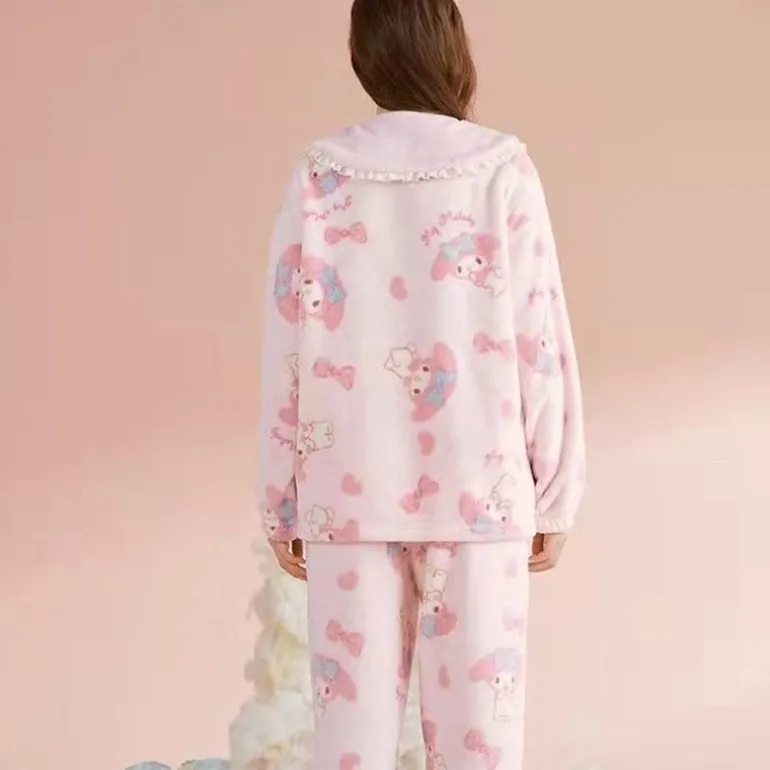 Pink Bunny Pajama Set