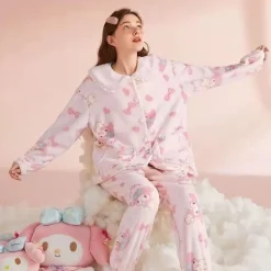 Pink Bunny Pajama Set