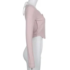 Pink Button Up Lace Cardigan
