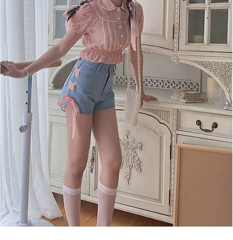 Pink Corset Shorts