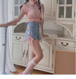 Pink Corset Shorts