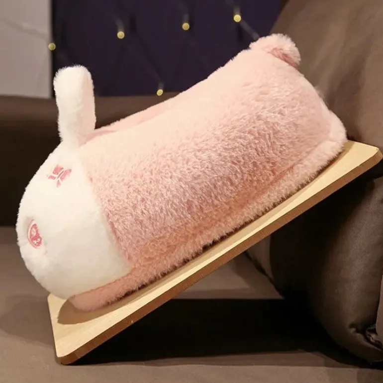 Pink Kawaii Bunny Slippers