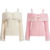 Pink Knit Princess Sweater