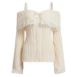 Pink Knit Princess Sweater