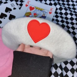 Pink Menhera Nurse Beret